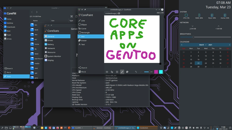 CSuite in Gentoo