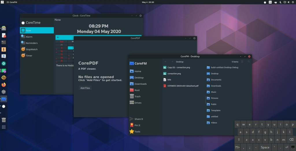 CSuite running in Gnome